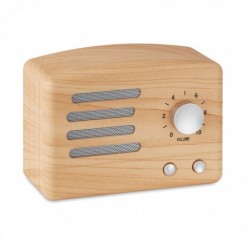 Speaker bluetooth in legno