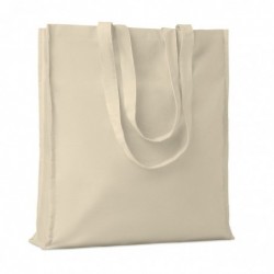 Shopper in cotone c/soffietto