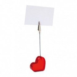 Portamemo con base 'cuore'