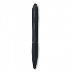 Penna twist con finitura metal