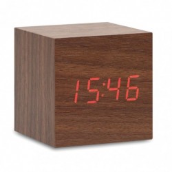 Orologio LED in MDF