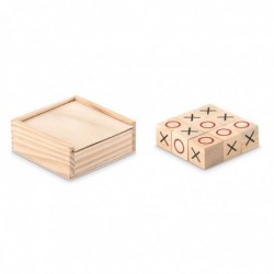 Gioco del tris in legno