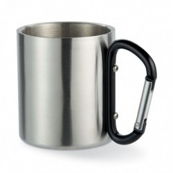 Tazza in metallo c/moschettone
