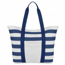 Borsa mare a strisce colorate