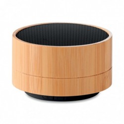 Speaker bluetooth in bamboo