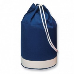 Sacca navy bicolore. In cotone