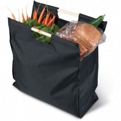 Shopper con manici in legno